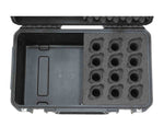 SKB Cases 3i-2011-MC12 iSeries Waterproof Case for 12-Microphones - Hollywood DJ