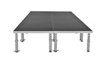 ProX XSU-8X16PKG, Stage One 8' x 16' Ft. Portable Stage Package - Includes 8x Units with Telescoping 16-22" Adjustable legs by ProX Cases