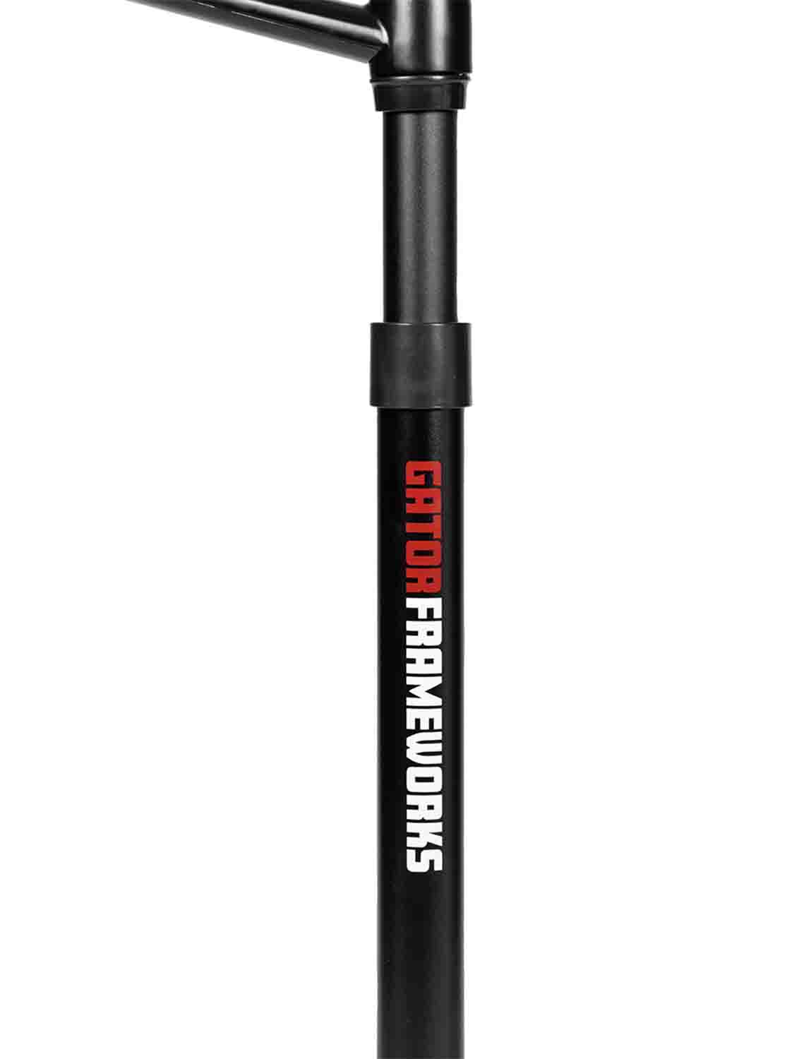 Gator GFW-STREAMSTAND-W Frameworks Content Creation Wheeled Stand - Hollywood DJ