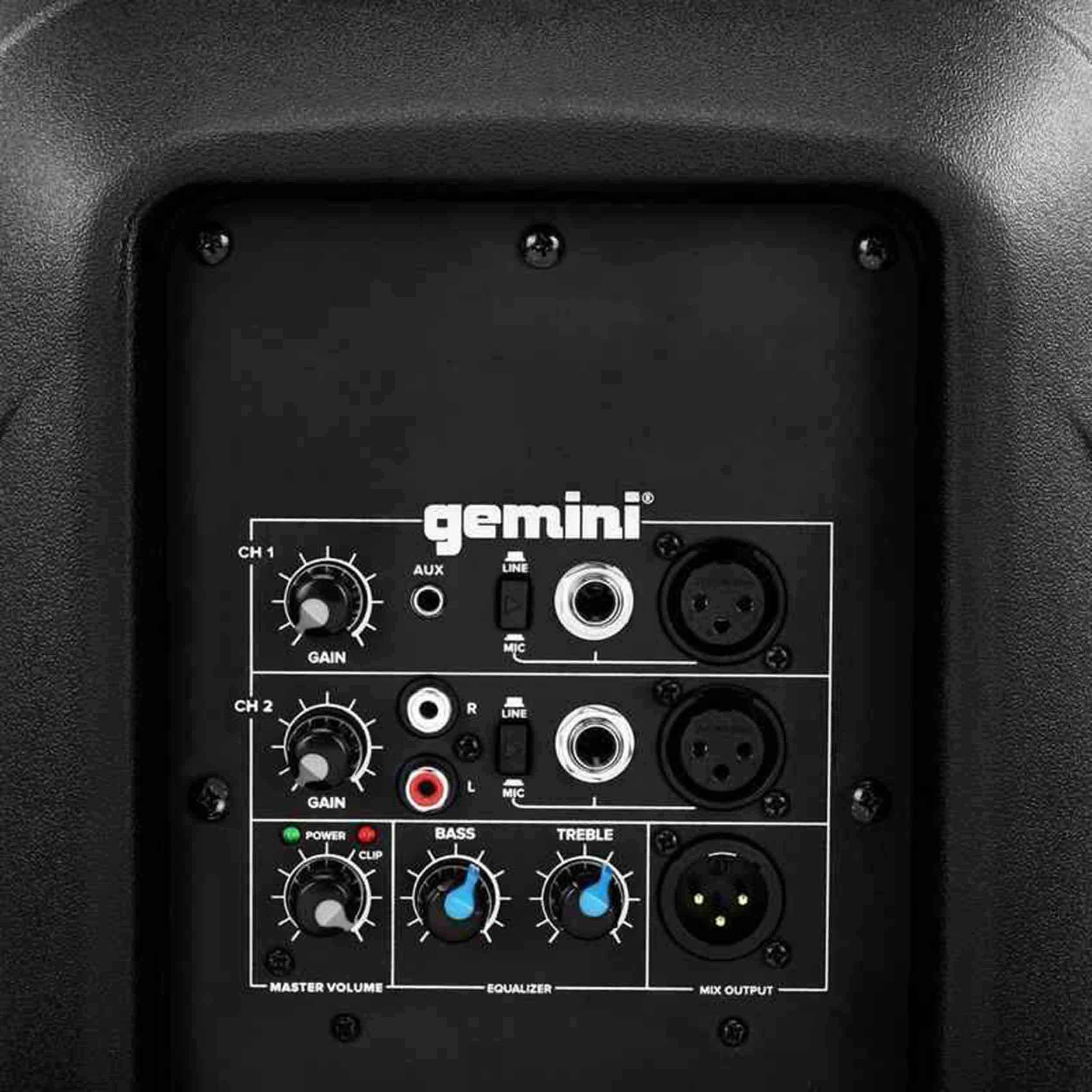 Gemini Sound AS-2110P, 1000 Watt Active 10-Inch Loudspeaker - Hollywood DJ