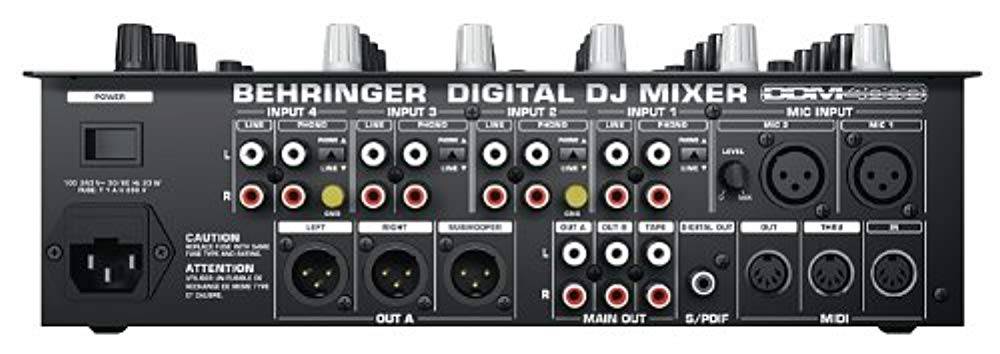 Behringer DDM4000 4 channel Digital DJ Mixer - Hollywood DJ
