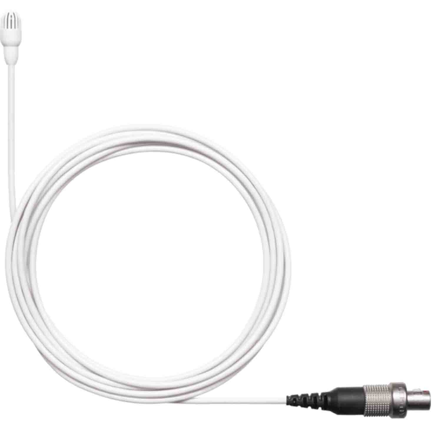 Shure TL47W/O TwinPlex TL47 Subminiature Lavalier Microphone with Accessories - White - Hollywood DJ