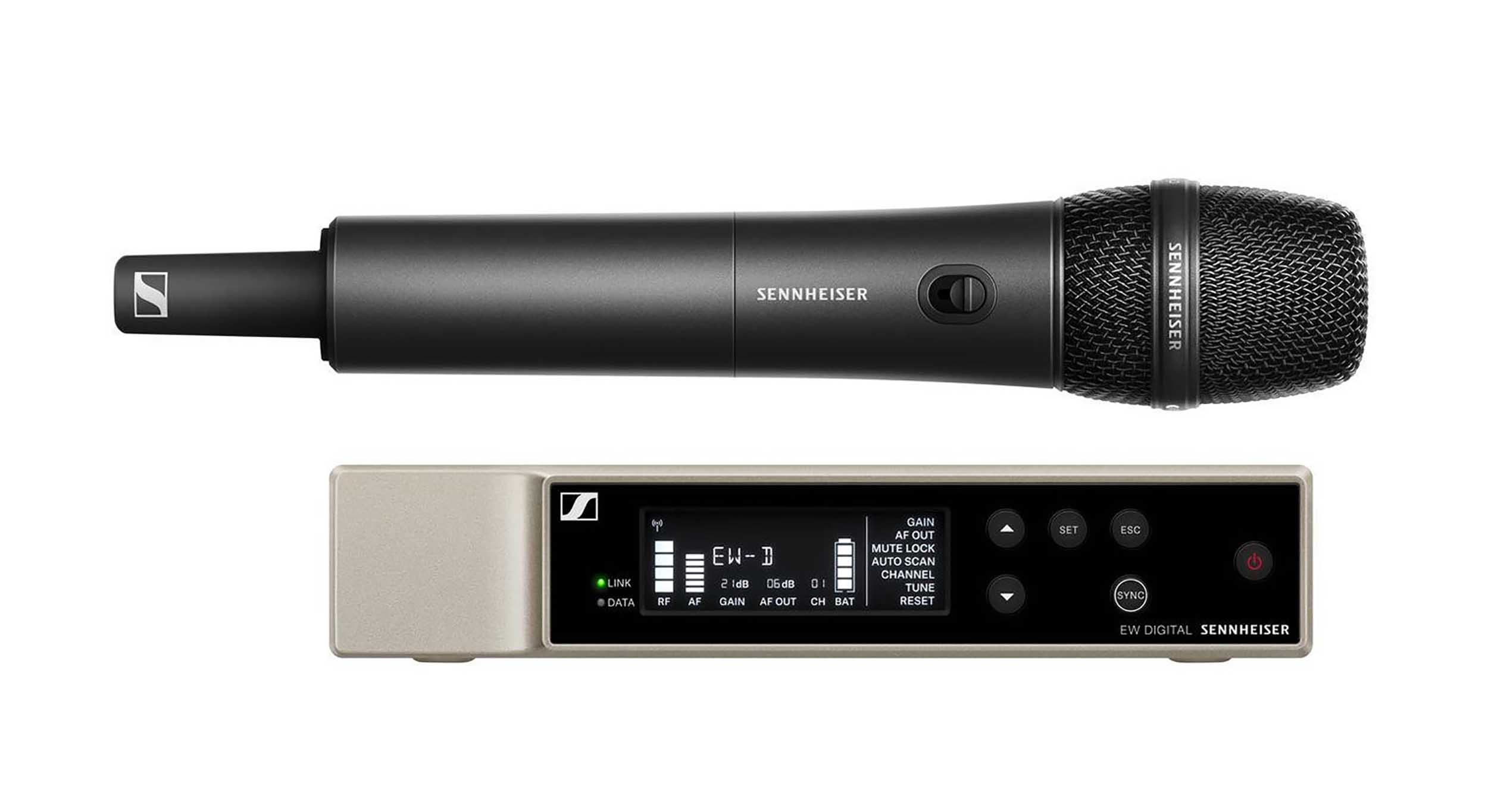 Sennheiser EW-D 835-S SET, Digital Wireless Handheld Microphone System with MMD 835 Capsule - Hollywood DJ