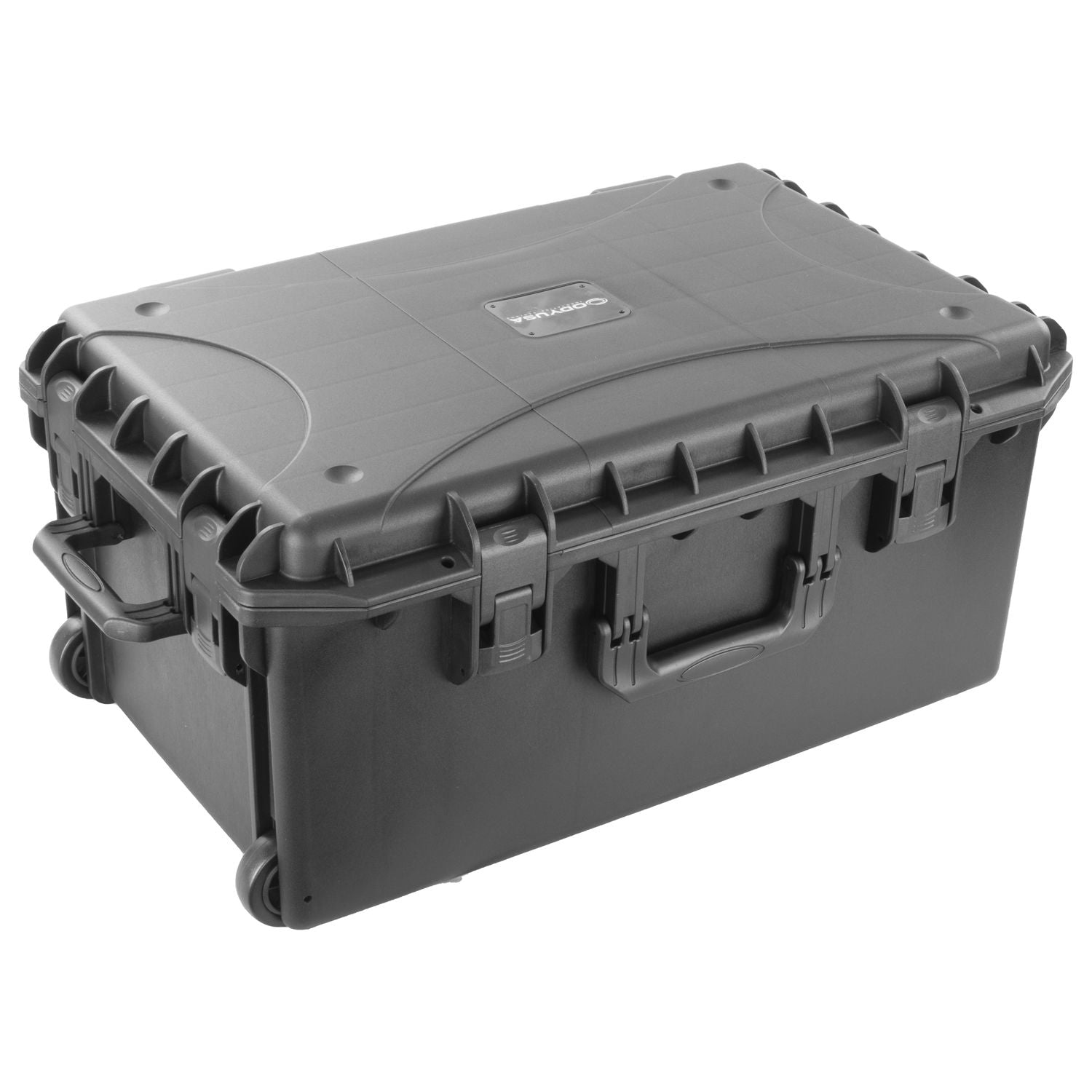 Odyssey VU291810HW Bottom Interior with Pluck Foams Injection-Molded Trolley Utility Case - 29″ x 18.5″ x 9″ - Hollywood DJ