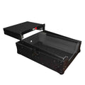 ProX XS-M12LTBL DJ Flight Case For Large Format 12" Universal DJ Mixer With Laptop Shelf