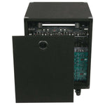 Odyssey CRE12W, 12U Carpet Amp Rack Case with Wheels - Hollywood DJ
