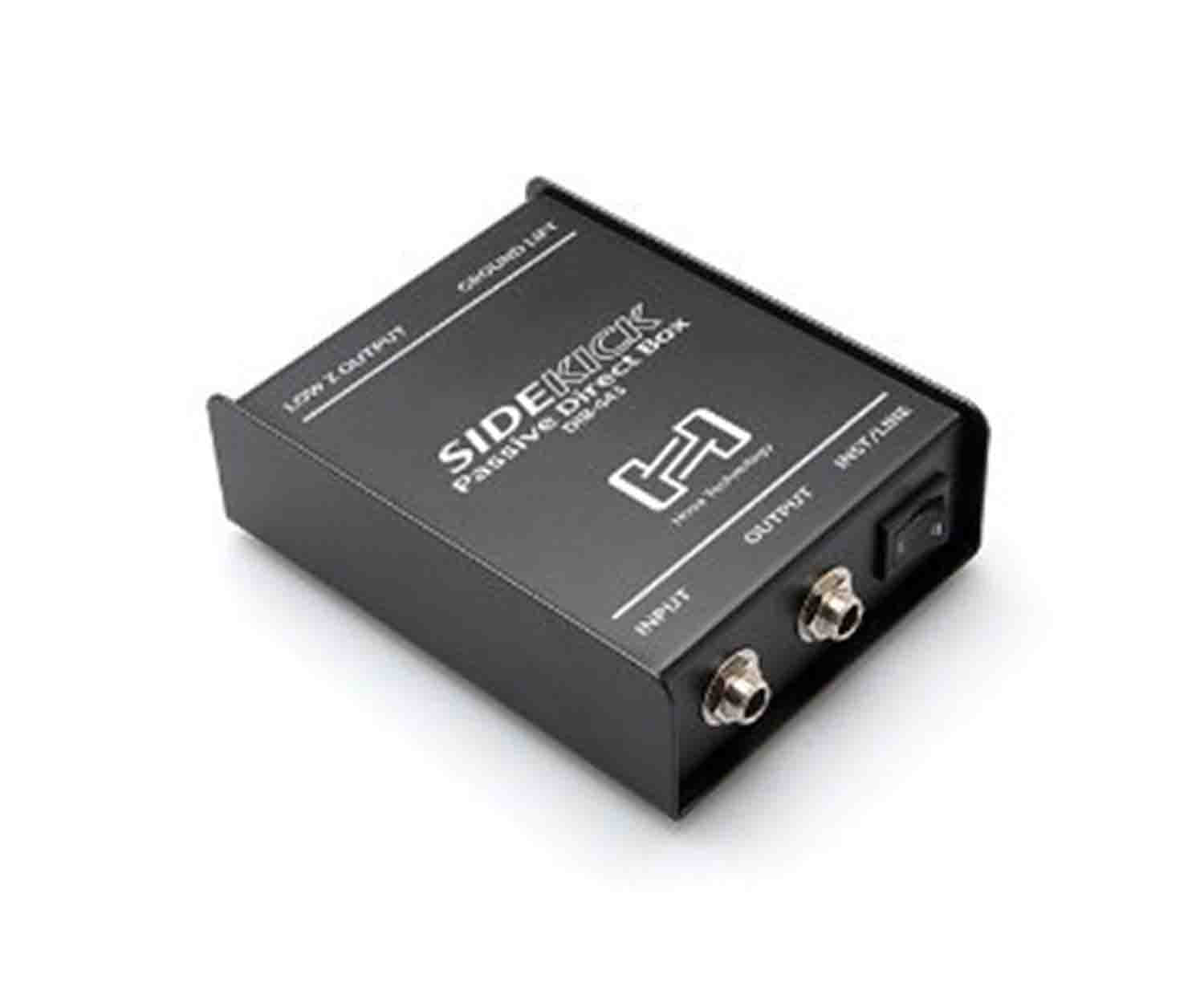 Hosa DIB-443 Sidekick Passive DI Box 1/4 in TS to XLR3M - Hollywood DJ