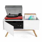 Glorious Turntable Lowboard - White - Hollywood DJ