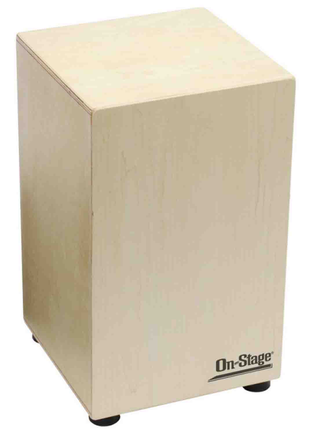OnStage WFC3200 Fixed-Snare Cajon Drum with Gig Bag - Hollywood DJ
