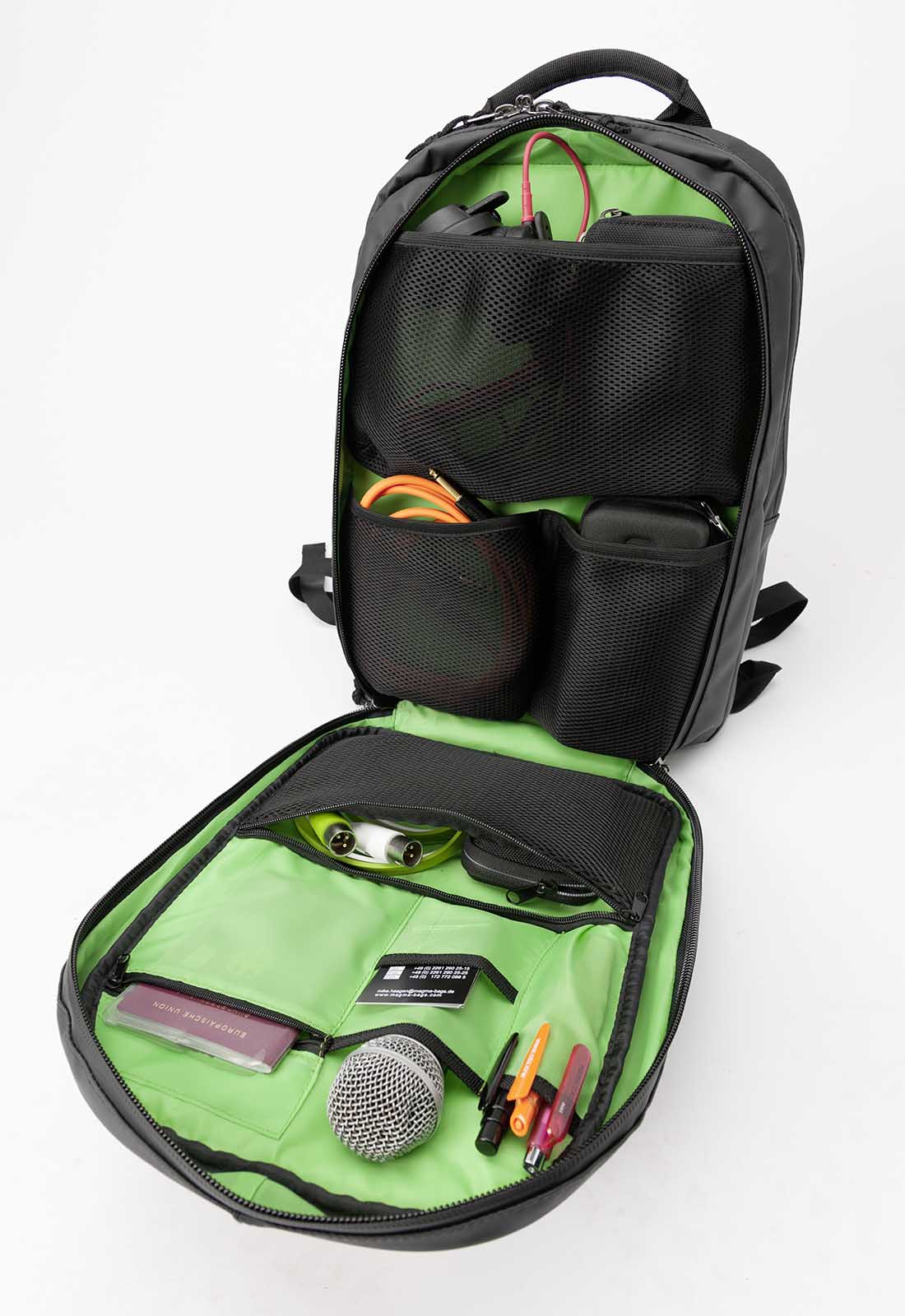 Magma MGA47888 Riot DJ-Backpack Lite (Black) - Hollywood DJ