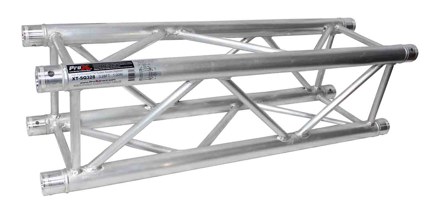 ProX XT-SQ328 F34 Square Truss Segment - 3.28 Ft - Hollywood DJ
