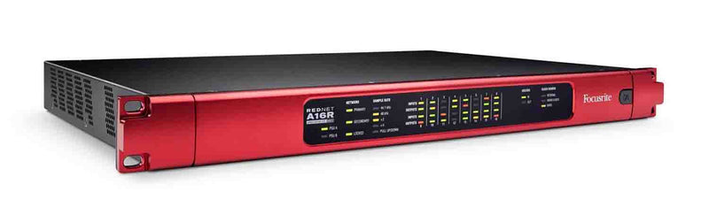 Focusrite Pro RedNet A16R MkII Rackmount 16x16 Dante Analog Audio Interface - Hollywood DJ