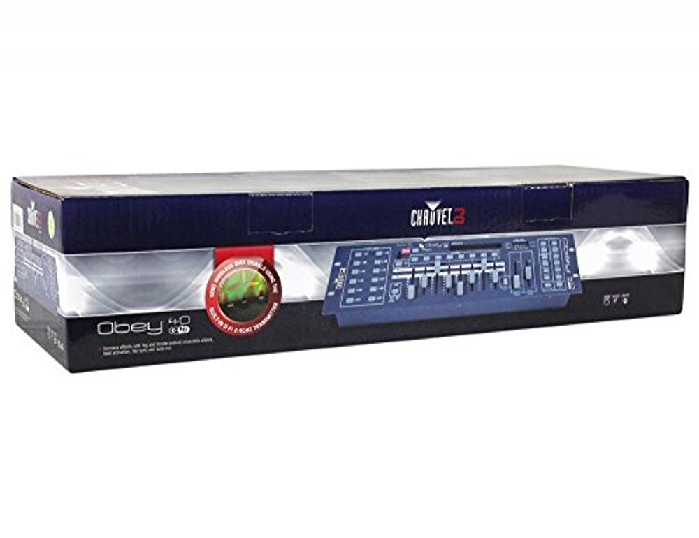 Chauvet DJ Obey 40 D-Fi 2.4 Wireless DMX Controller | LED Light Controllers - Hollywood DJ