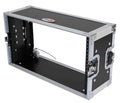ProX X-6U7D 6U Deluxe Effects Rack 7 In Deep Rail to Rail with Handles - Hollywood DJ
