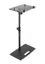 Gravity LTS T 02 B, Universal Laptop Stand with Adjustable Holding Pins and Steel Base - Black - Hollywood DJ