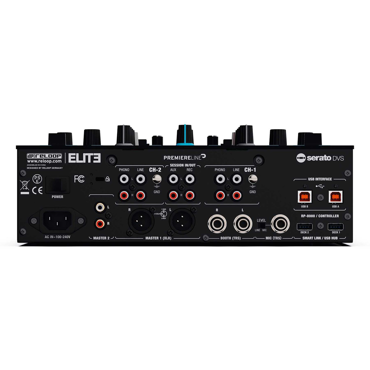 Reloop ELITE High Performance DVS Mixer For Serato Reloop
