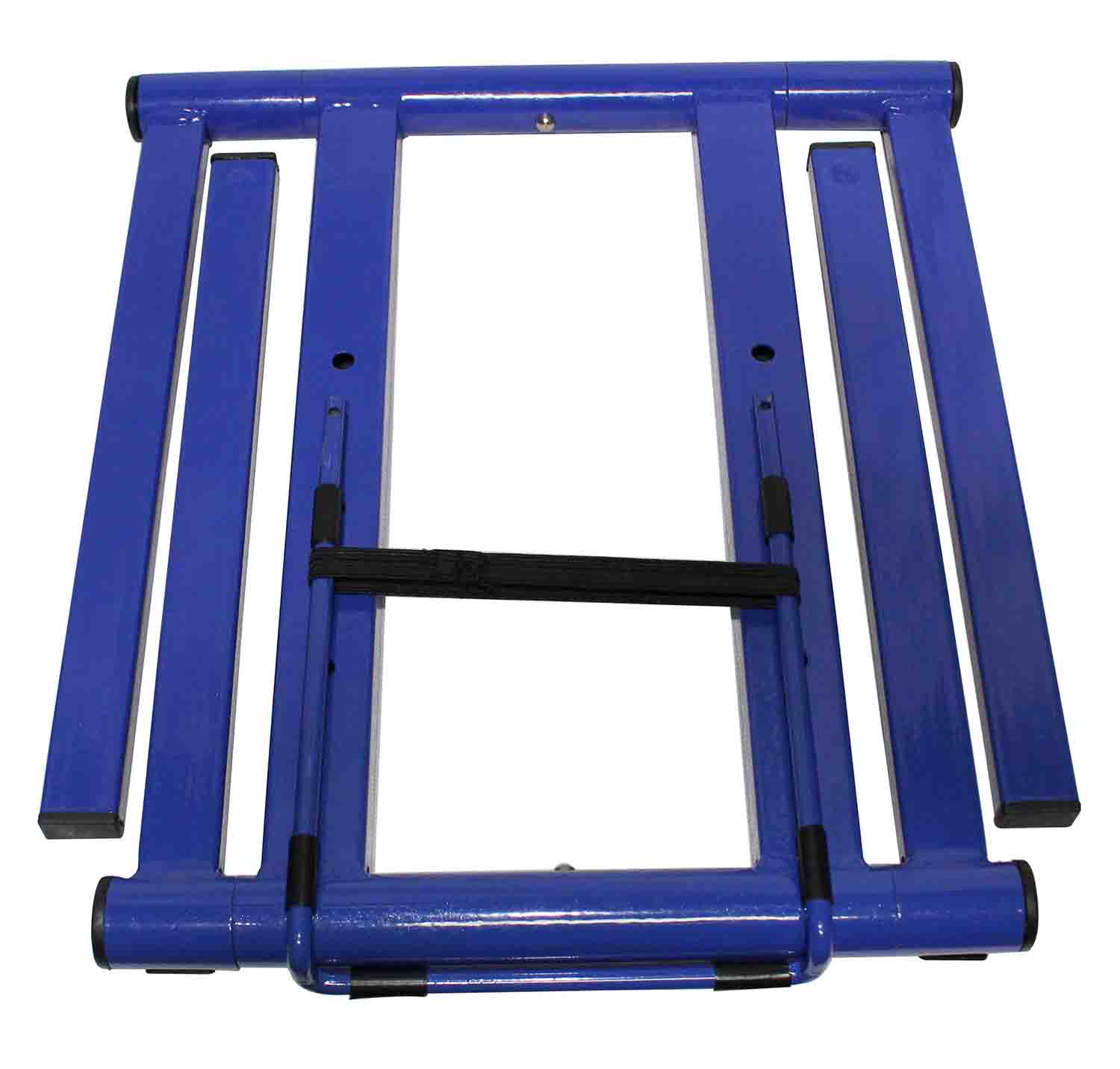 ProX T-LPS600BLUE Foldable Portable DJ Laptop Stand with Adjustable Shelf - Blue - Hollywood DJ