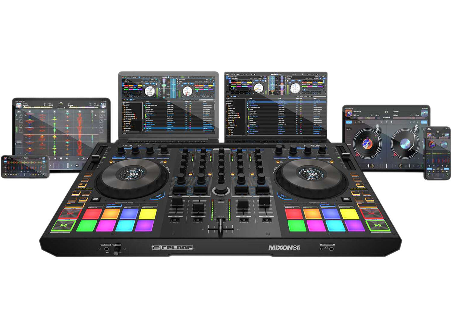 Reloop Mixon 8 Pro 4-channel DJ Controller - Hollywood DJ