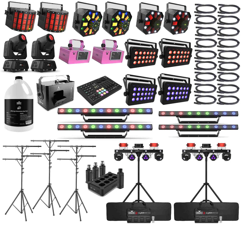 Chauvet ILS Effect Package Deal with Lighting System, Lasers, Tripod S