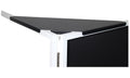 ProX XF-CSB X2, Set of 2 Aluminum Corner Shelves for DJ Facade - Black - Hollywood DJ