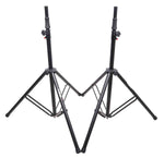 ProX T-SS82P Set of 2 Pro Air Speaker stand in Black with Carry Bags - Hollywood DJ