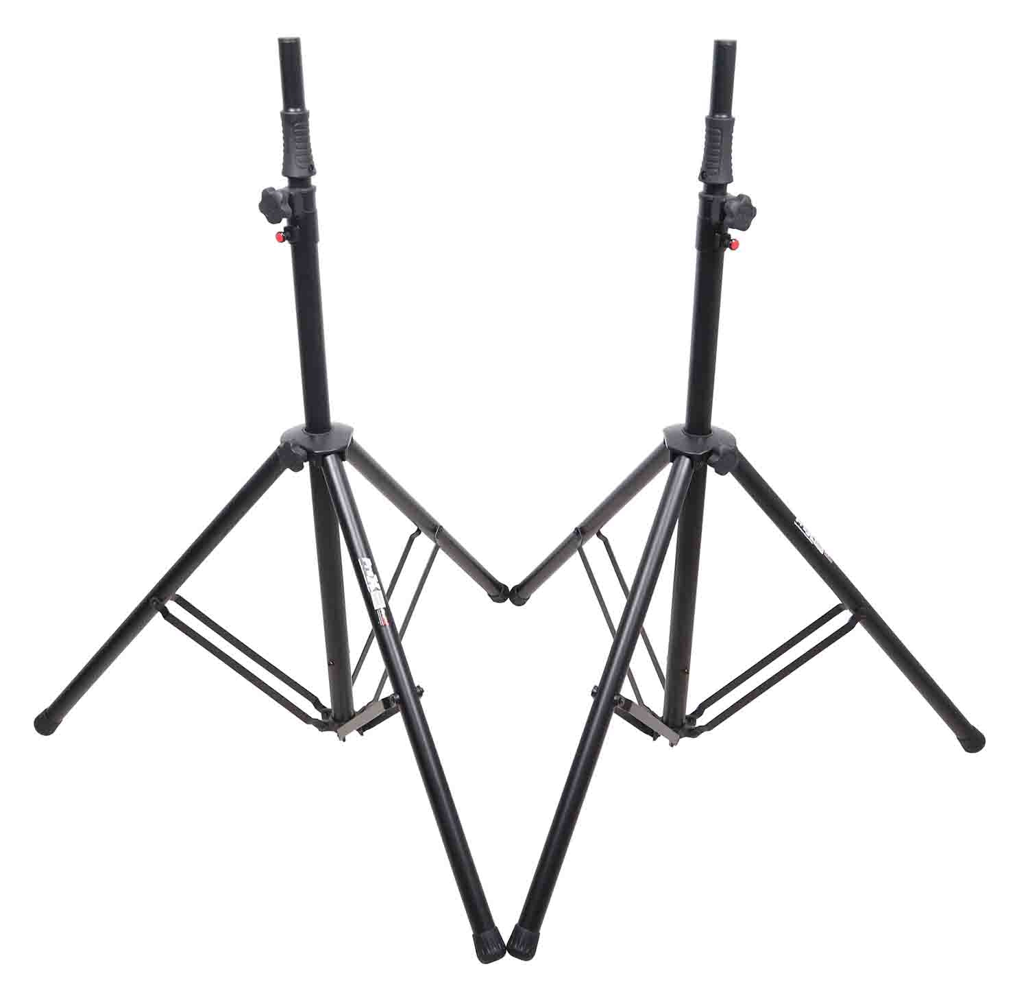 ProX T-SS82P Set of 2 Pro Air Speaker stand in Black with Carry Bags - Hollywood DJ