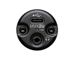 Shure MVX2U Motiv Digital Audio Interface XLR to USB Adaptor with Headphone Output - Hollywood DJ