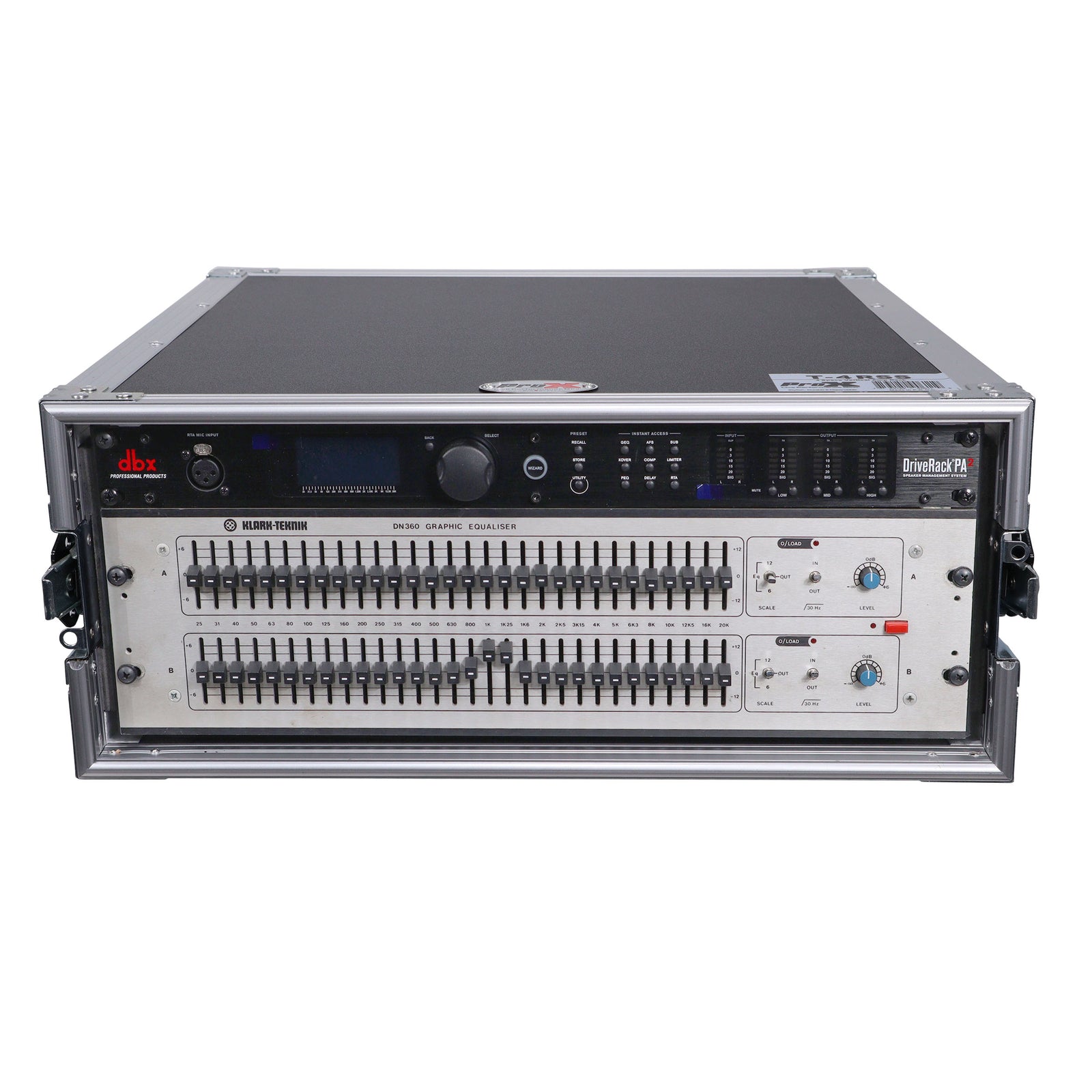 ProX T-4RSS 4U Space Amp Rack Mount ATA Style Flight Case - 19 Inch Depth by ProX Cases