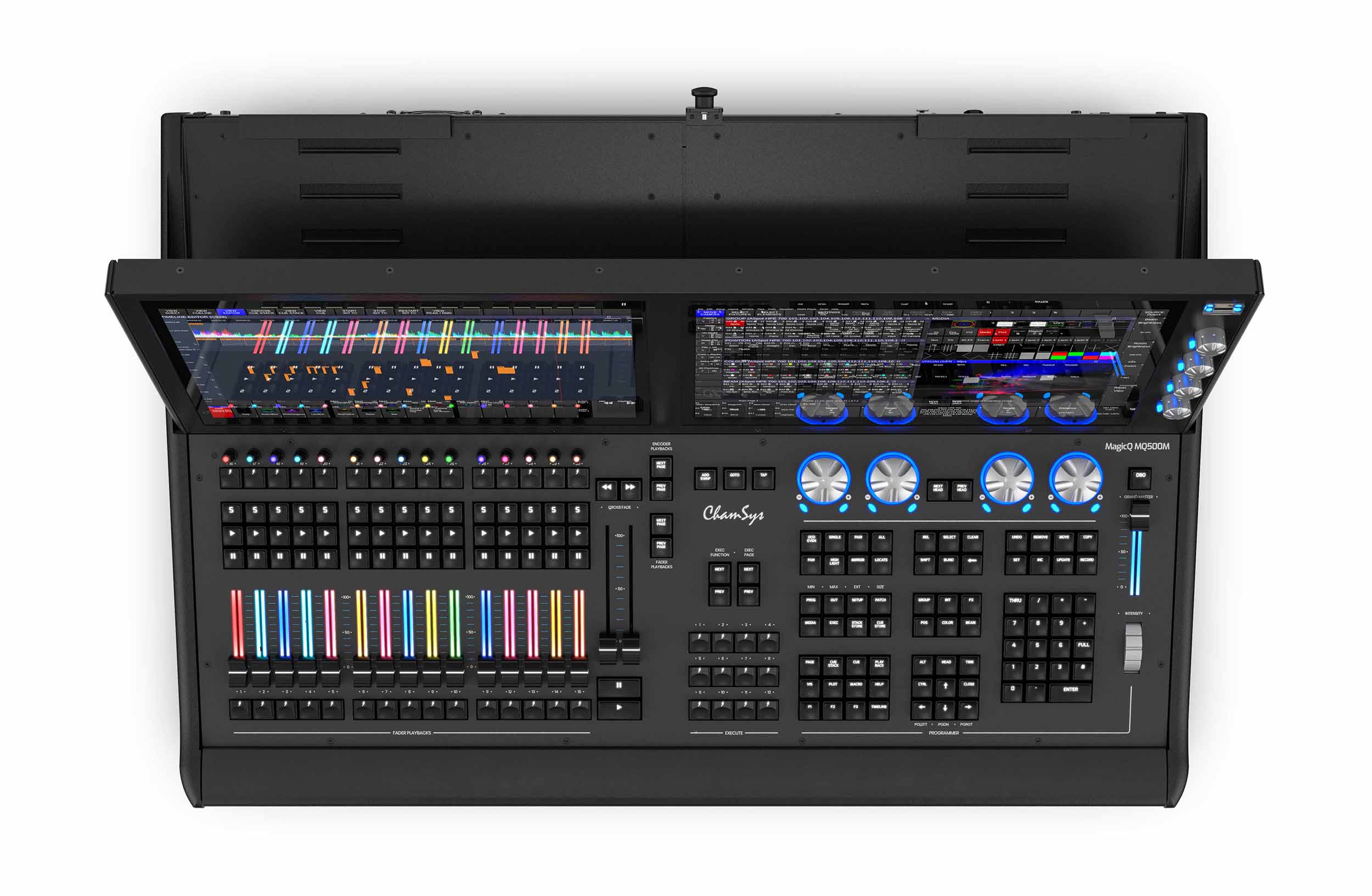 ChamSys MagicQ MQ500M Stadium Console with 256-Universe Support and Flight Case - Hollywood DJ