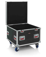 Gator Cases G-TOURTRK3030HS Truck Pack Trunk with Casters - 30″ X 30″ X 27″ - Hollywood DJ