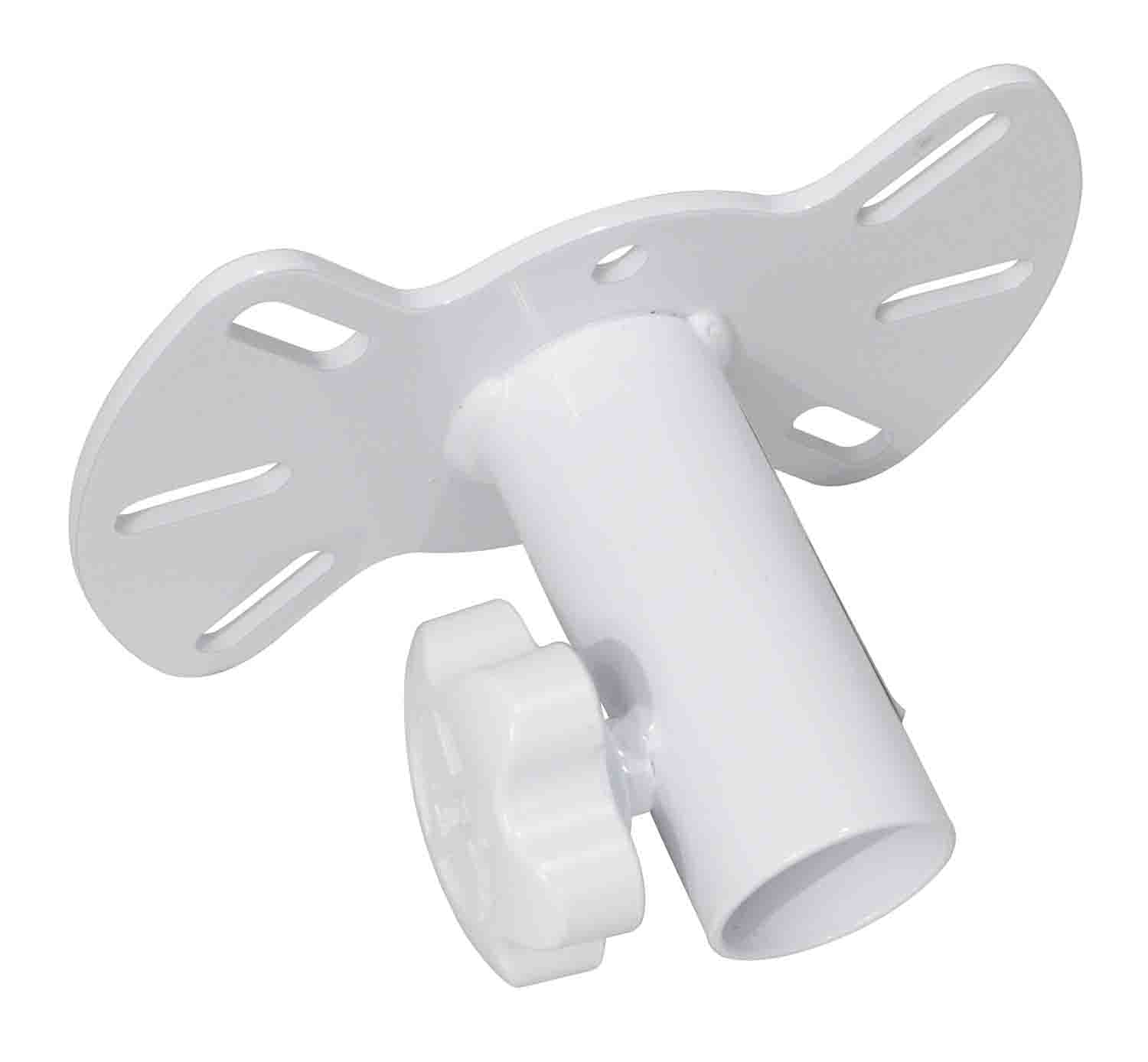ProX X-SSMPWH, Speaker Stand Mounting Plate for Speakers and Moving Head - White - Hollywood DJ