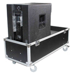 ProX X-RCF-EVOX12X2W ATA Flight Case for 2 RCF EVOX 12 Array Speakers with Wheels - Hollywood DJ