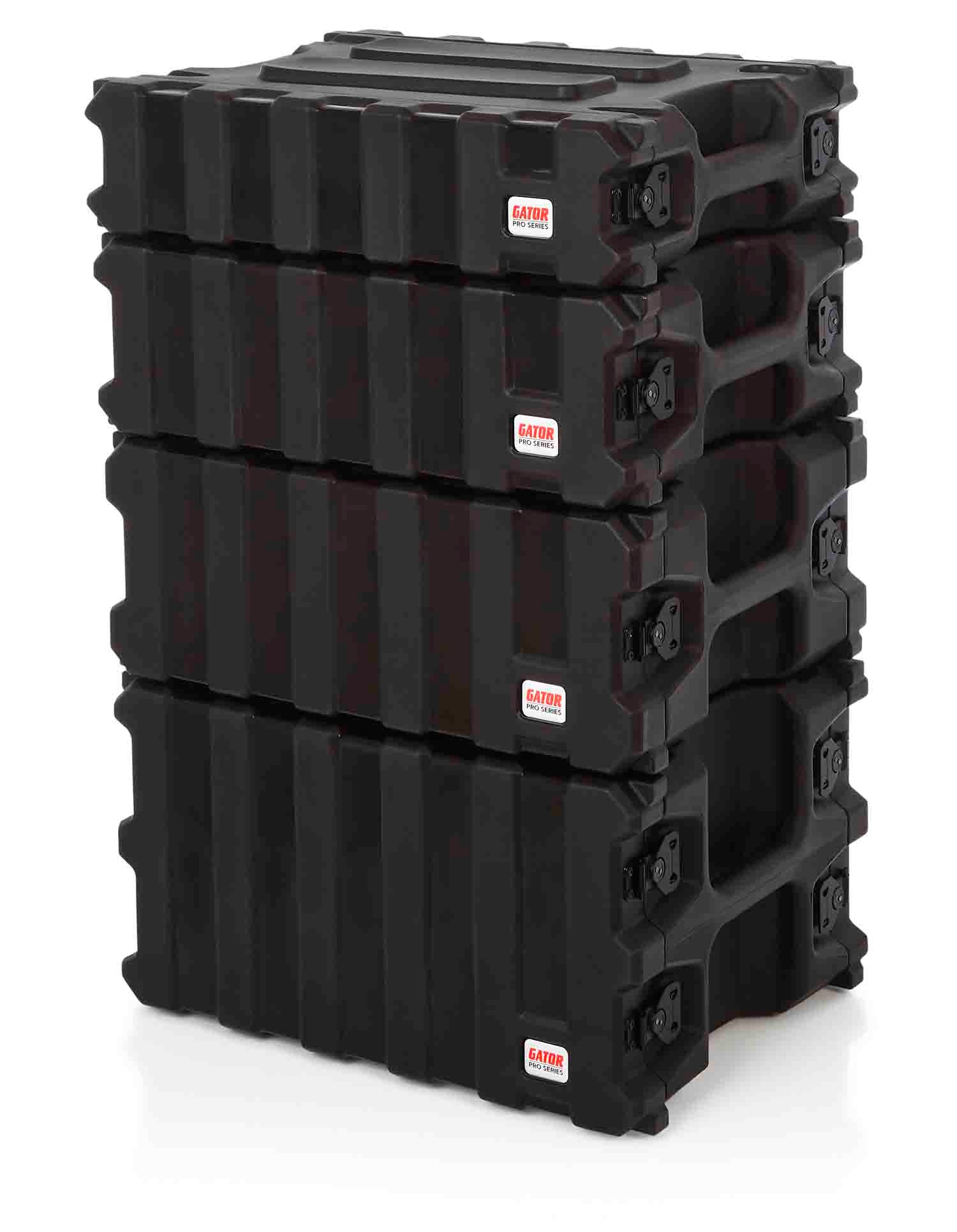 Gator Cases G-PRO-6U-13, 6U Deep Molded Audio Rack Case - 13 Inch - Hollywood DJ