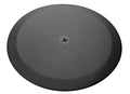 K&M 26700 Flat Round Base Plate - Black - Hollywood DJ