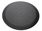 K&M 26700 Flat Round Base Plate - Black - Hollywood DJ
