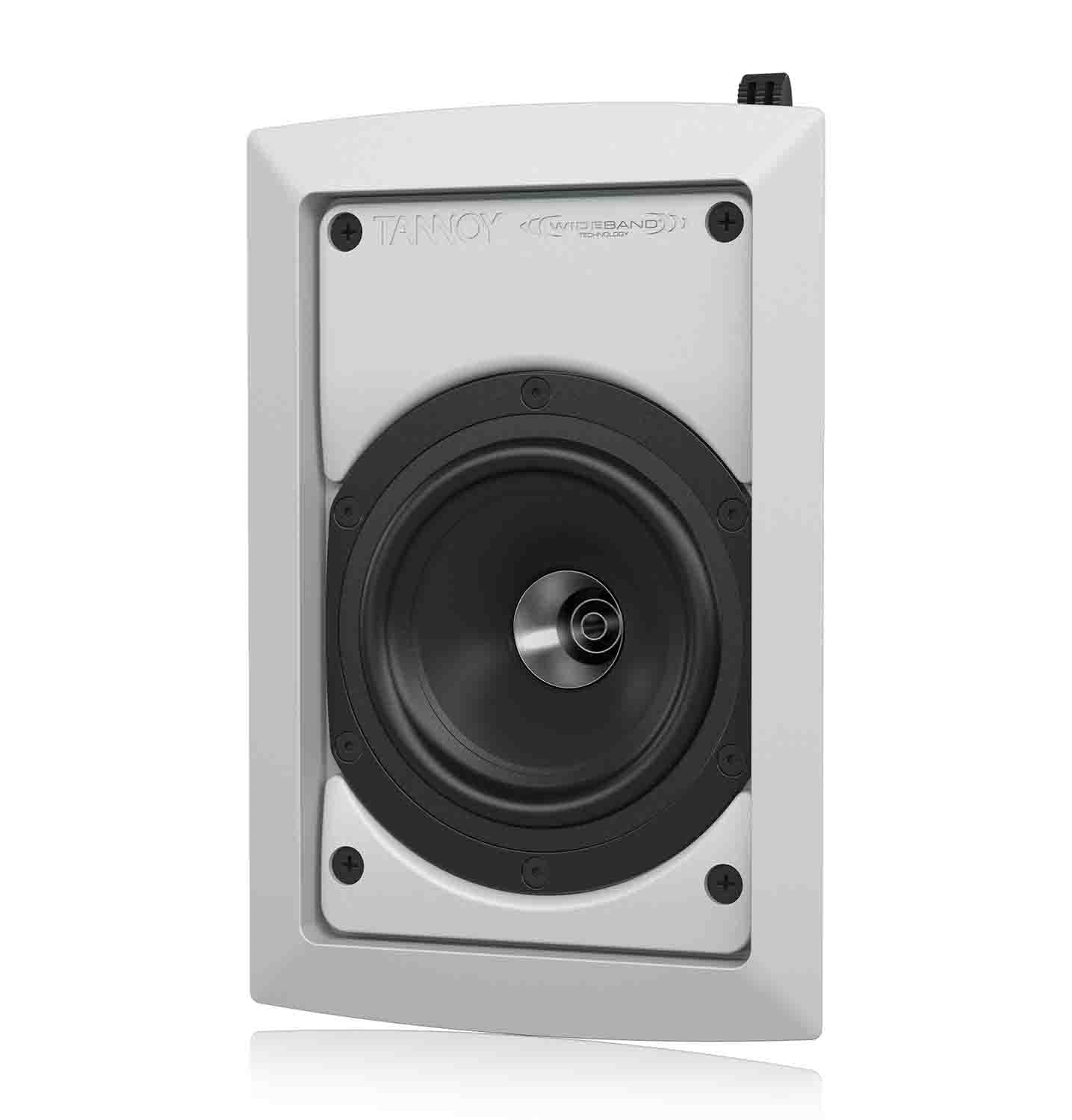 Tannoy IW 4DC-WH, 2-Way 4-Inch Dual Concentric In-Wall Loudspeaker - White - Hollywood DJ