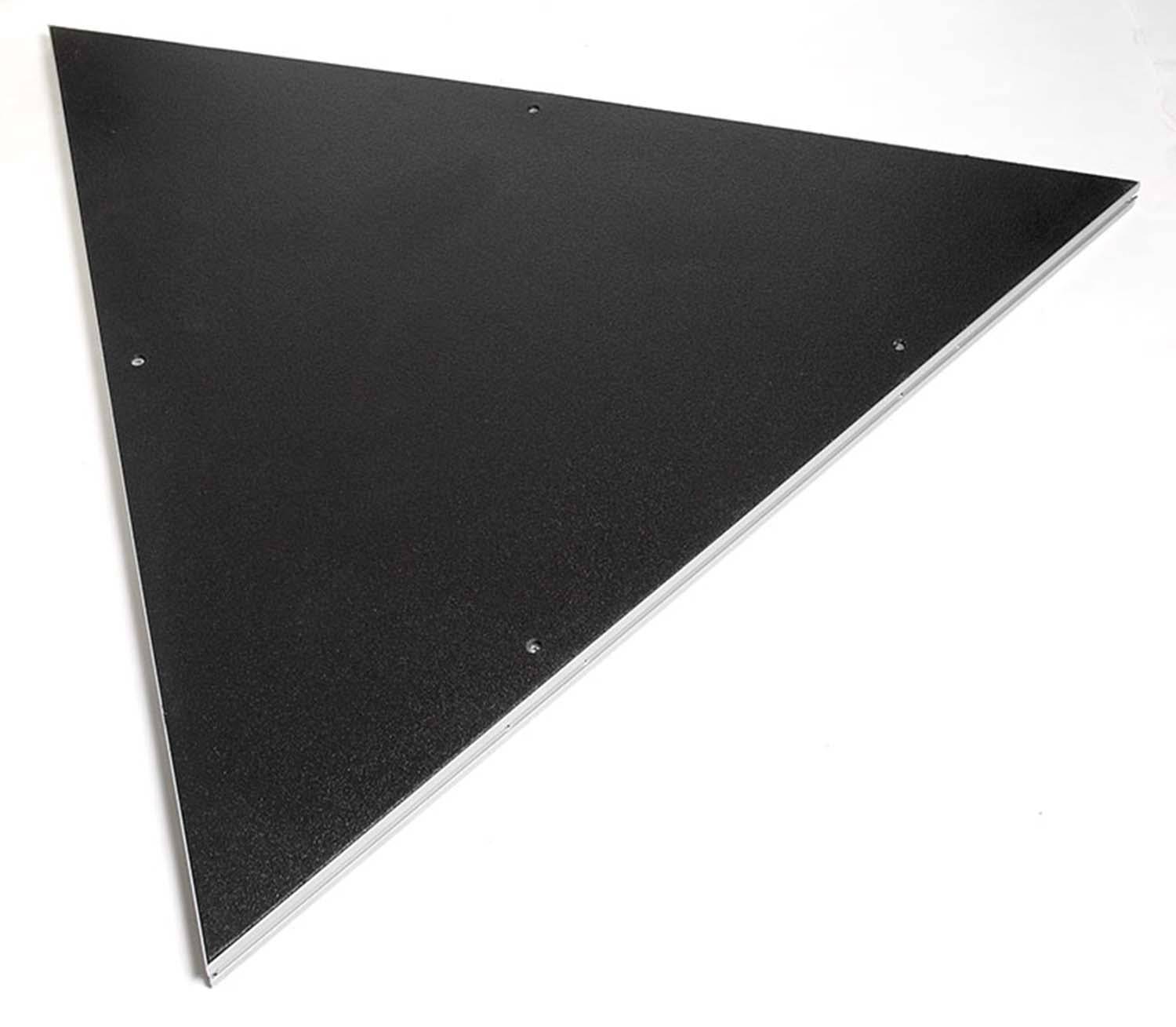 Intellistage ISTPT4, 4 Feet TuffCoat Equilateral Triangle Platform - Hollywood DJ