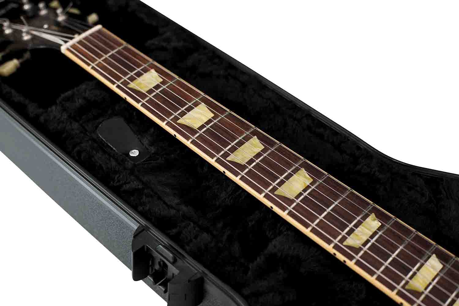 Gator Cases GTSA-GTRLPS Guitar Case for Gibson Les Paul and Single Cutaway Electric Guitars - Hollywood DJ