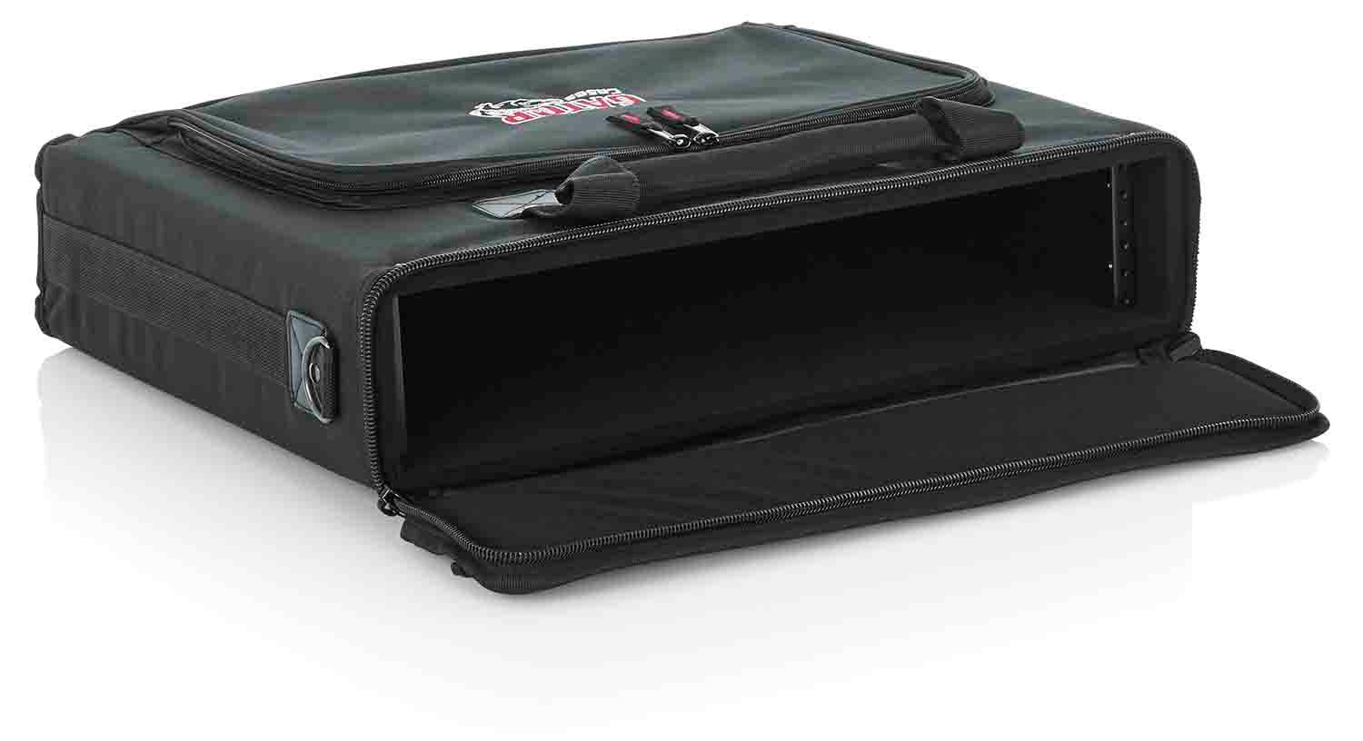 Gator Cases GRB-2U Standard 2U Audio Rack Bag with Nylon Over Plywood Construction - Hollywood DJ