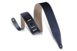 Levy's Leathers DM17-XL-BLK Leather XL Guitar Strap - Black - Hollywood DJ