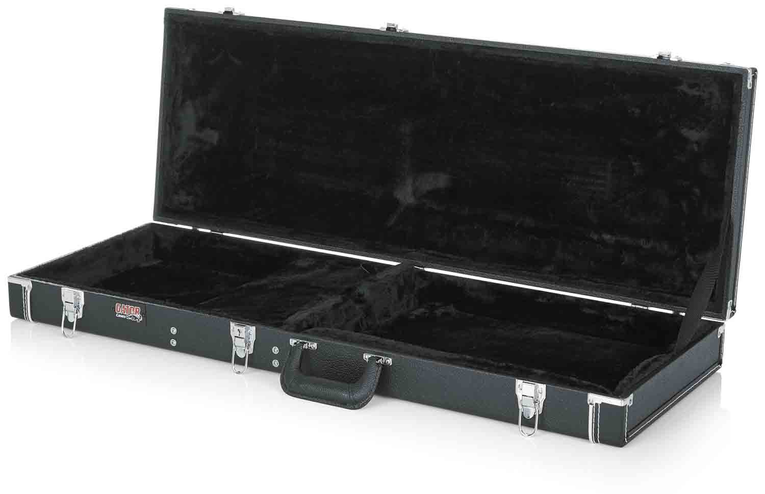 Gator Cases GW-ELECTRIC Deluxe Wood Case for Electric Guitars - Black - Hollywood DJ