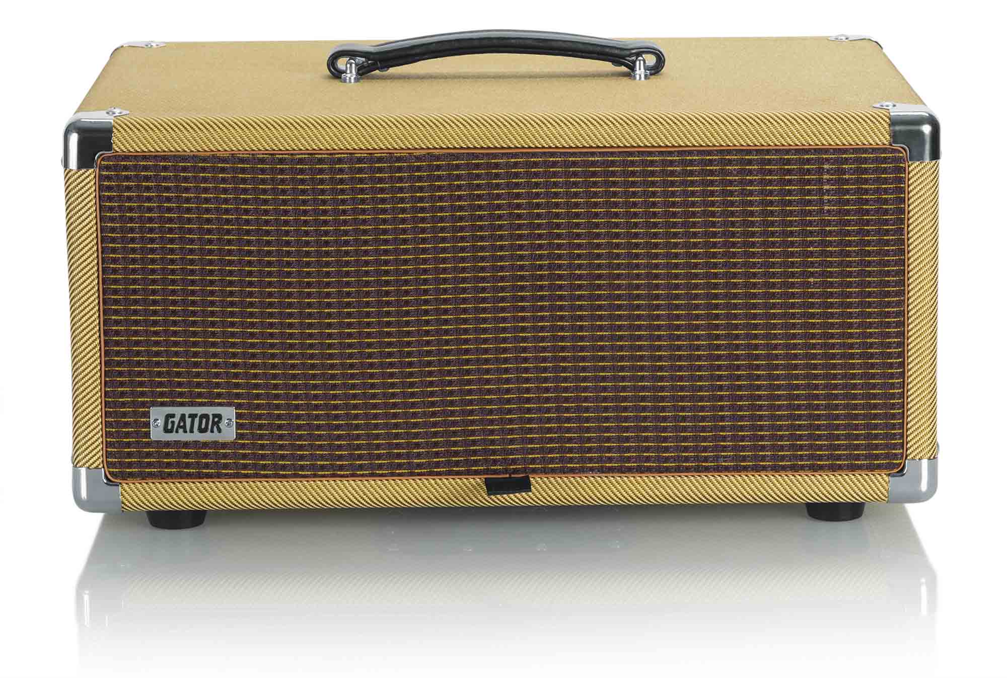 Gator Cases GR-RETRORACK-4TW Vintage Amp Vibe Rack Case For 4U Tweed - Hollywood DJ