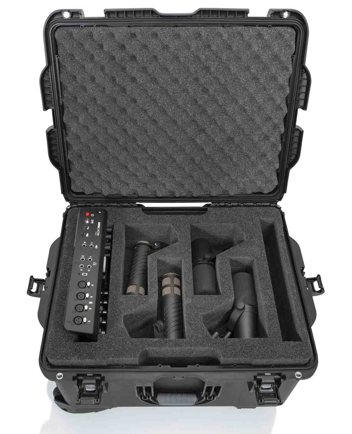 Gator Cases GWP-TITANRODECASTER4 Titan Case for Rodecaster Pro, 4 Mics and 4 Headsets - Hollywood DJ
