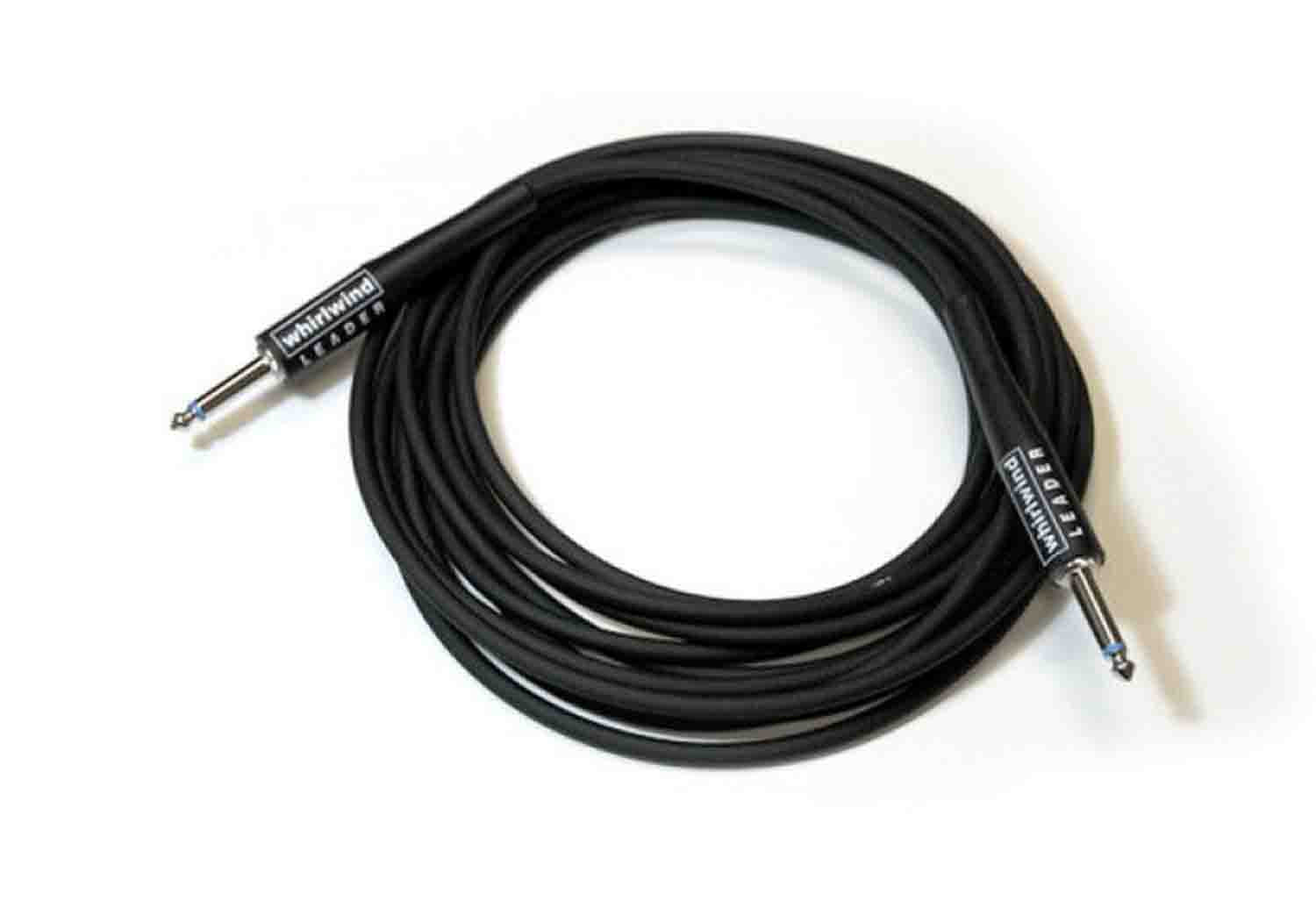 Whirlwind L18 Straight to Straight Instrument Leader Cable - 18 Foot - Hollywood DJ