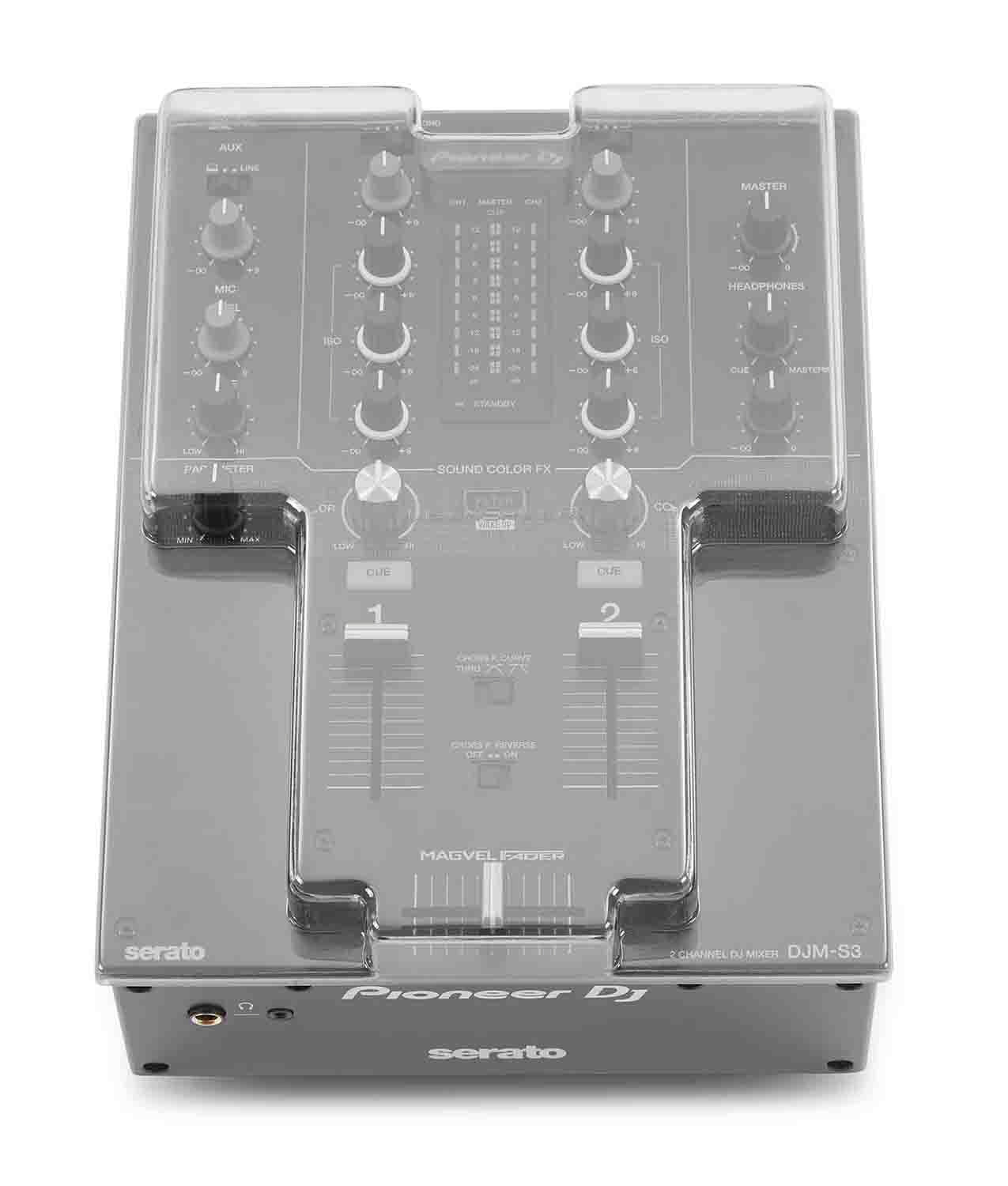 Decksaver Cover DS-PC-DJMS3 For Pioneer DJM-S3 DJ Mixer - Hollywood DJ