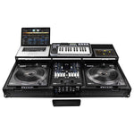 Odyssey FZGSPRA1272WBL, DJ Coffin Case For Rane Seventy-Two and Rane Twelve Remixer - Black - Hollywood DJ