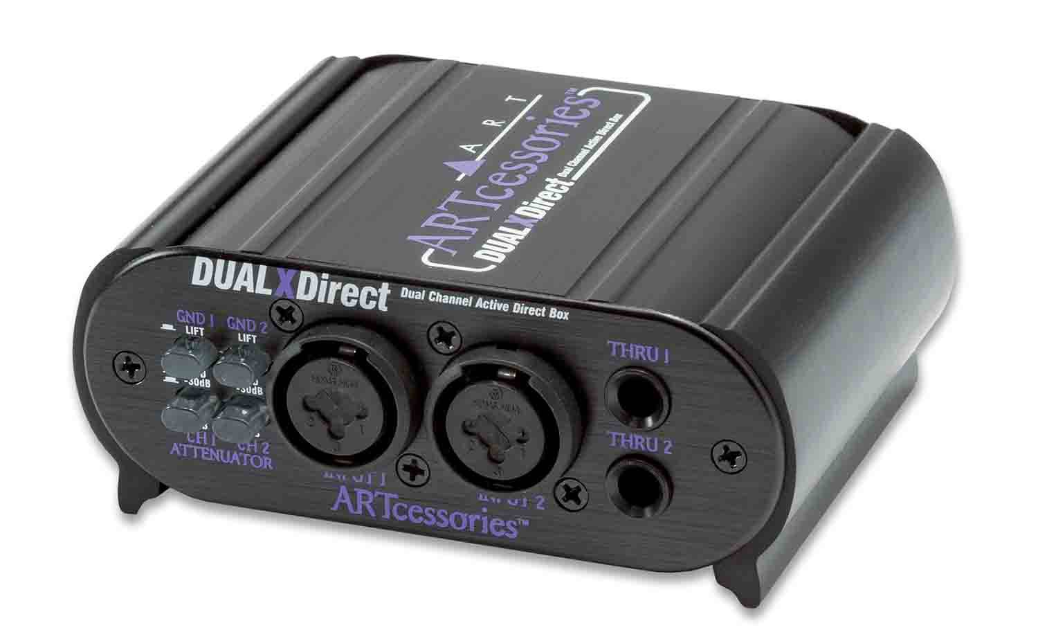 Art DualXDirect, Dual Channel Professional Active Direct Box - Hollywood DJ