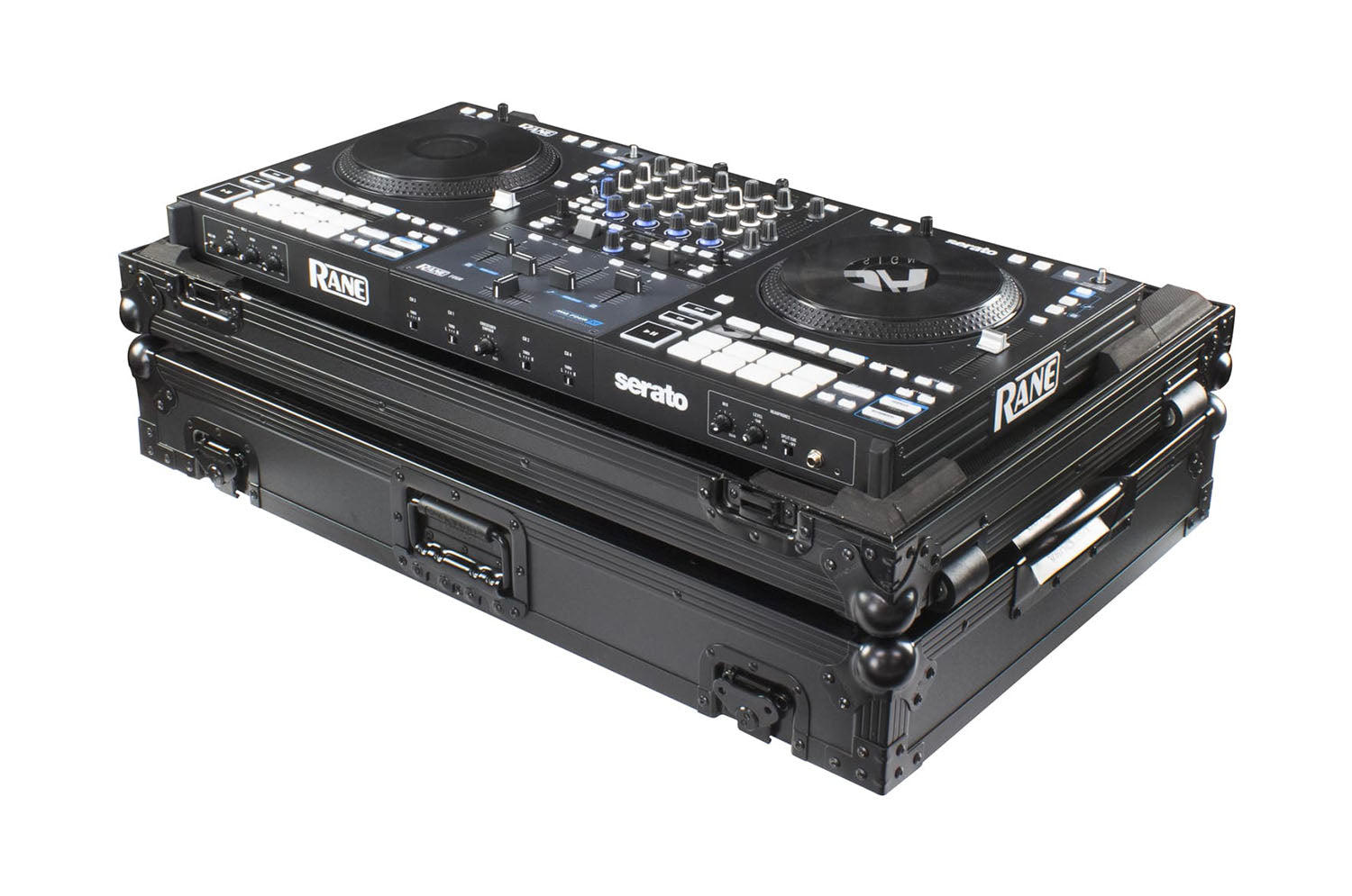 Odyssey FZRANE4WBL DJ Flight Case for Rane Four DJ Controller - Black label - Hollywood DJ