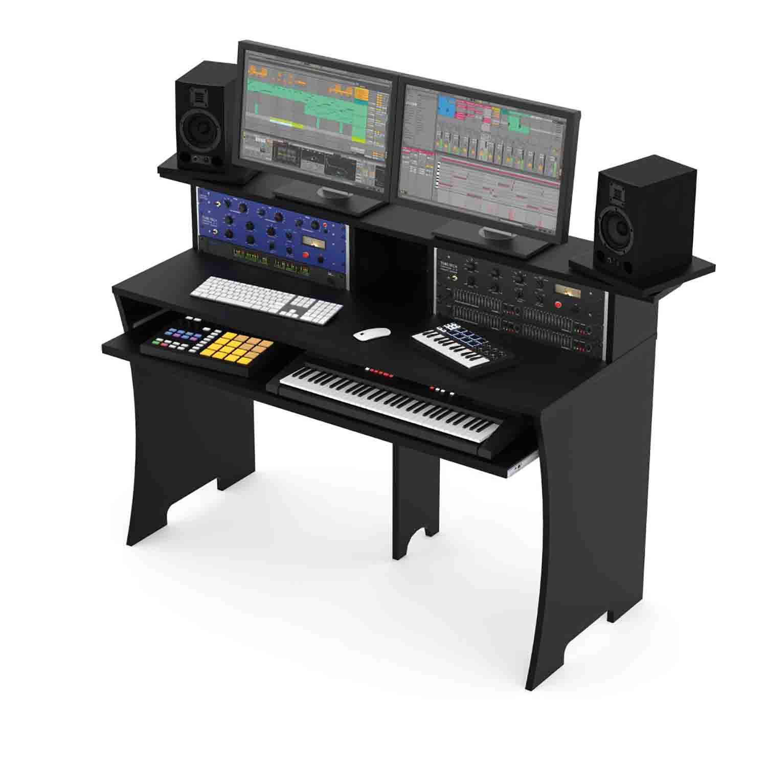 Glorious Workbench for Home and Project Studios - Black - Hollywood DJ