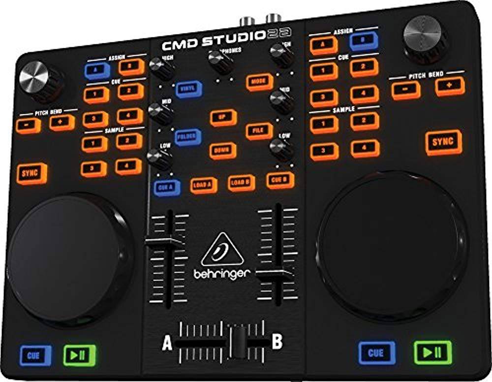 Behringer CMD-STUDIO-2A Dual-Deck DJ MIDI Controller - Hollywood DJ